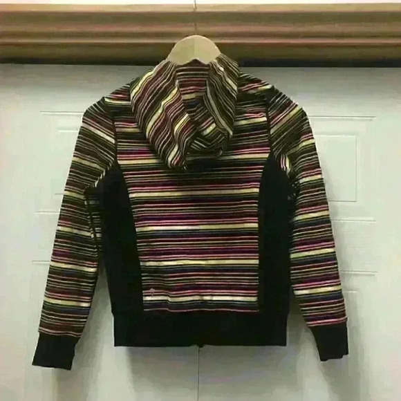 IVIVVA By Lululemon Girls  Striped Hoodie Zip Jacket Multicolor See Measurements - Picture 7 of 8